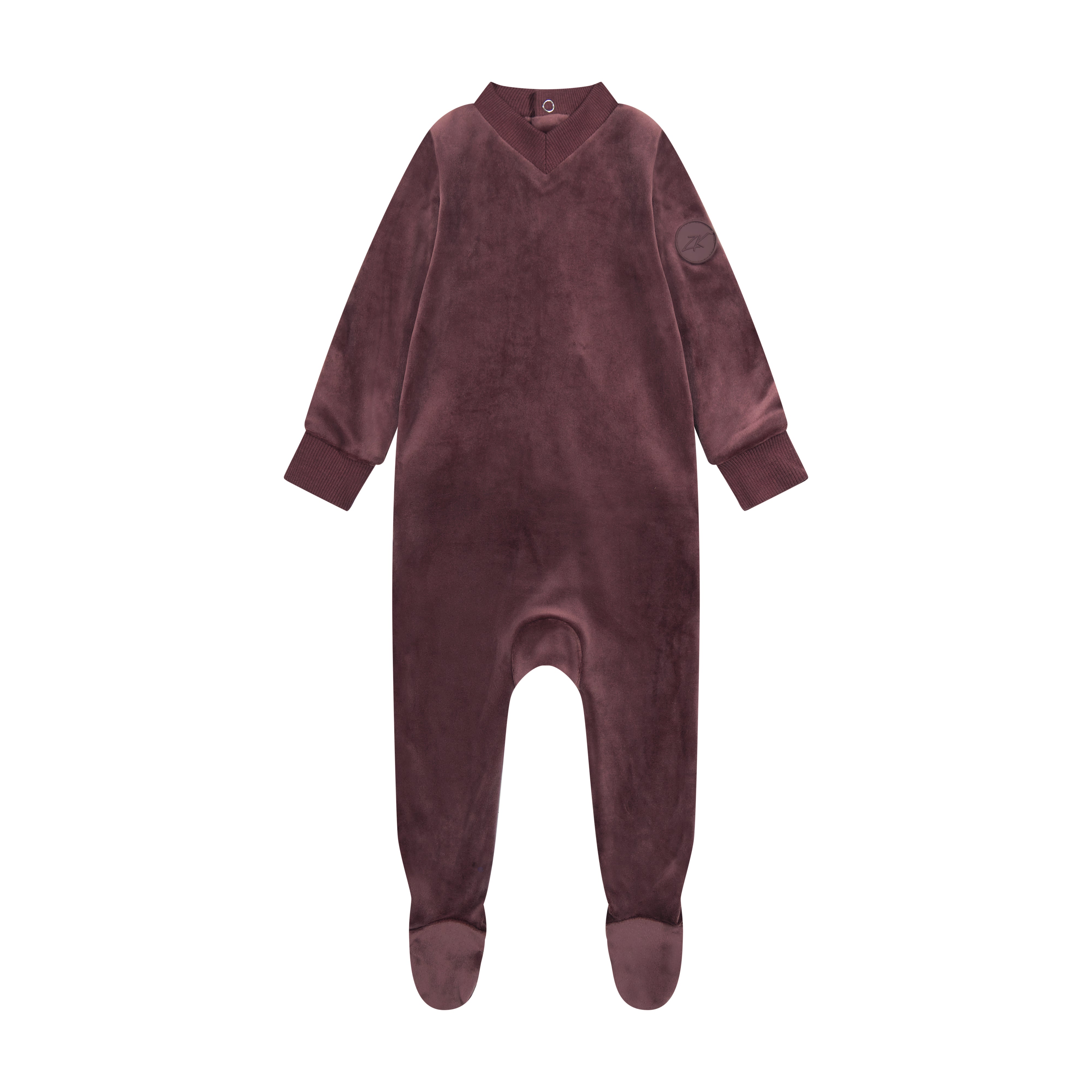 Velour Footie Pajamas