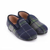 Wool Plaid Loafer - Hard Sole