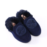 Wool Slingback Slipper - Hard Sole